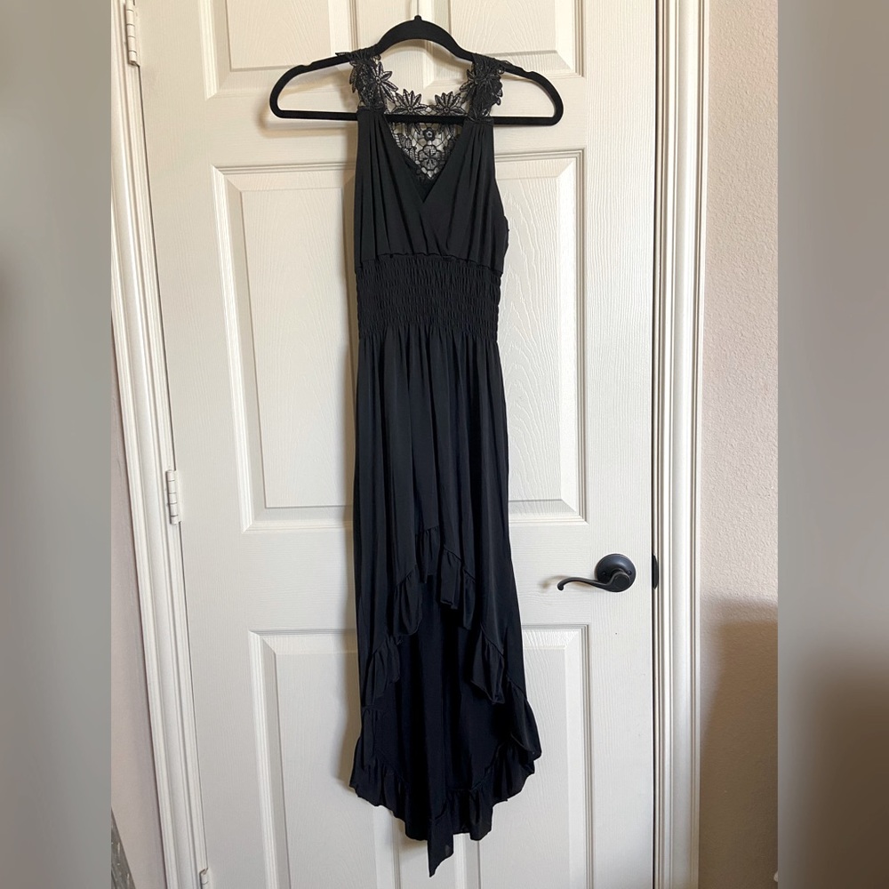 Julia High Low Dress with Crochet